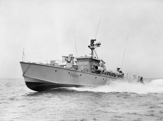 HMS Gay Bombardier, P 1042.